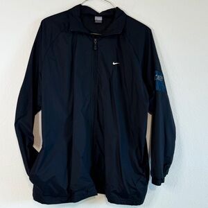 🖤 Nike 2XLT Black Windbreaker | XXL Tall Athletic Zip Jacket